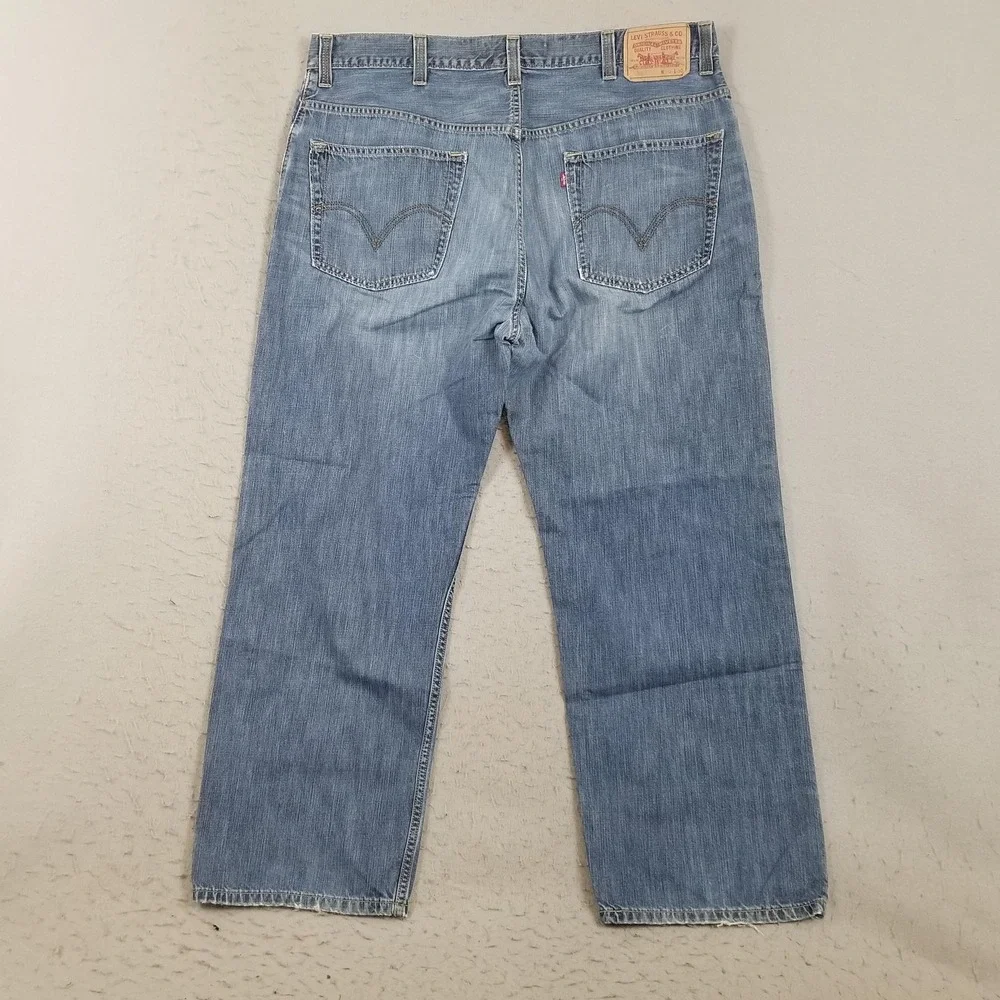 Levis 559 Relaxed Straight Jeans Mens 40x30 Blue Medium‎ Wash Denim Pants
